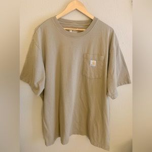 Carhartt Loose Fit T-Shirt-  Men’s Extra Large- Short Sleeve Pullover - Tan